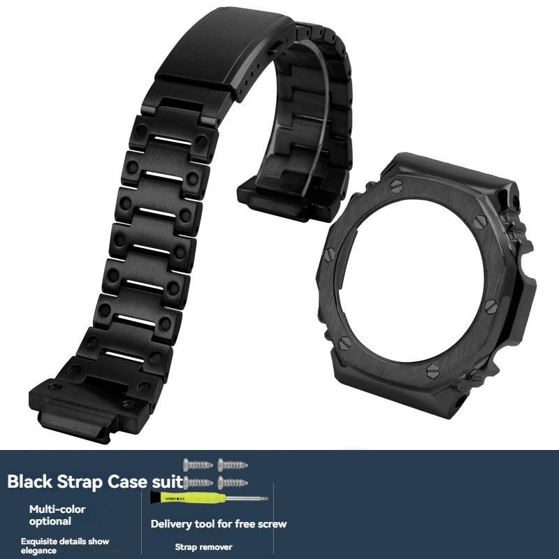 GA2100 металлический корпус ремешок Для Casio G-SHOCK ga2100 GA2110 GA-B2100 нержавеющая сталь Ремешок для часов Модификация solid Безель Аксессуары