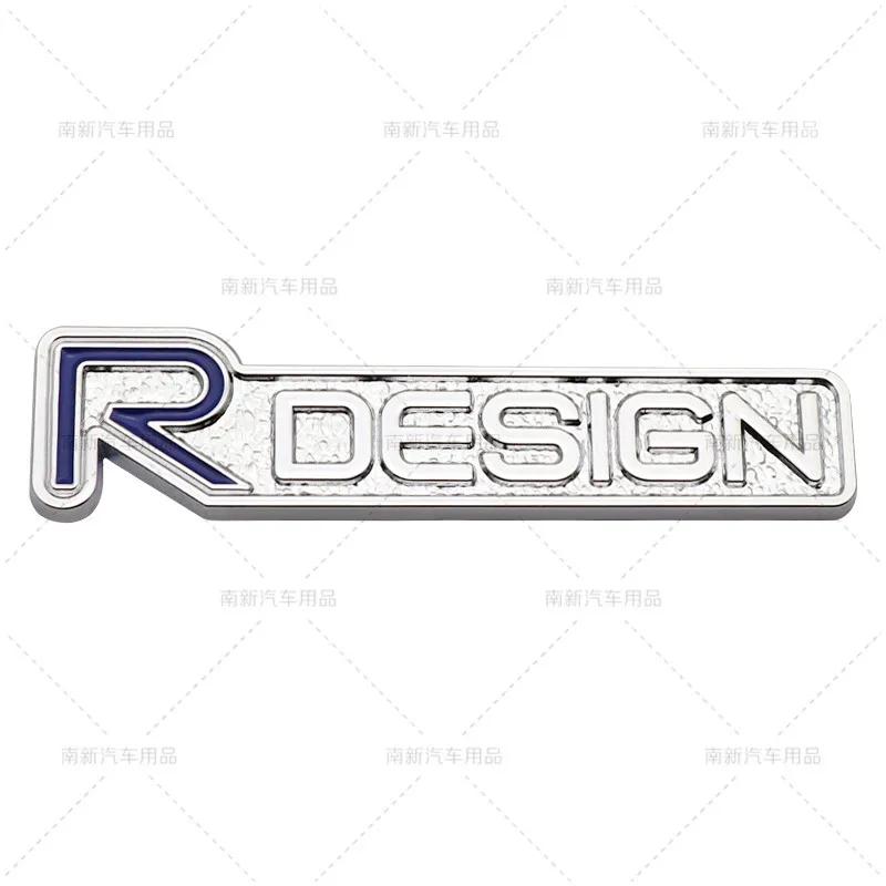 3D Металлическая эмблема R Design Наклейка на решетку радиатора автомобиля Наклейка Декорация Для VOLVO XC40 XC60 XC90 V90 S90 S60 V60 V40 C70