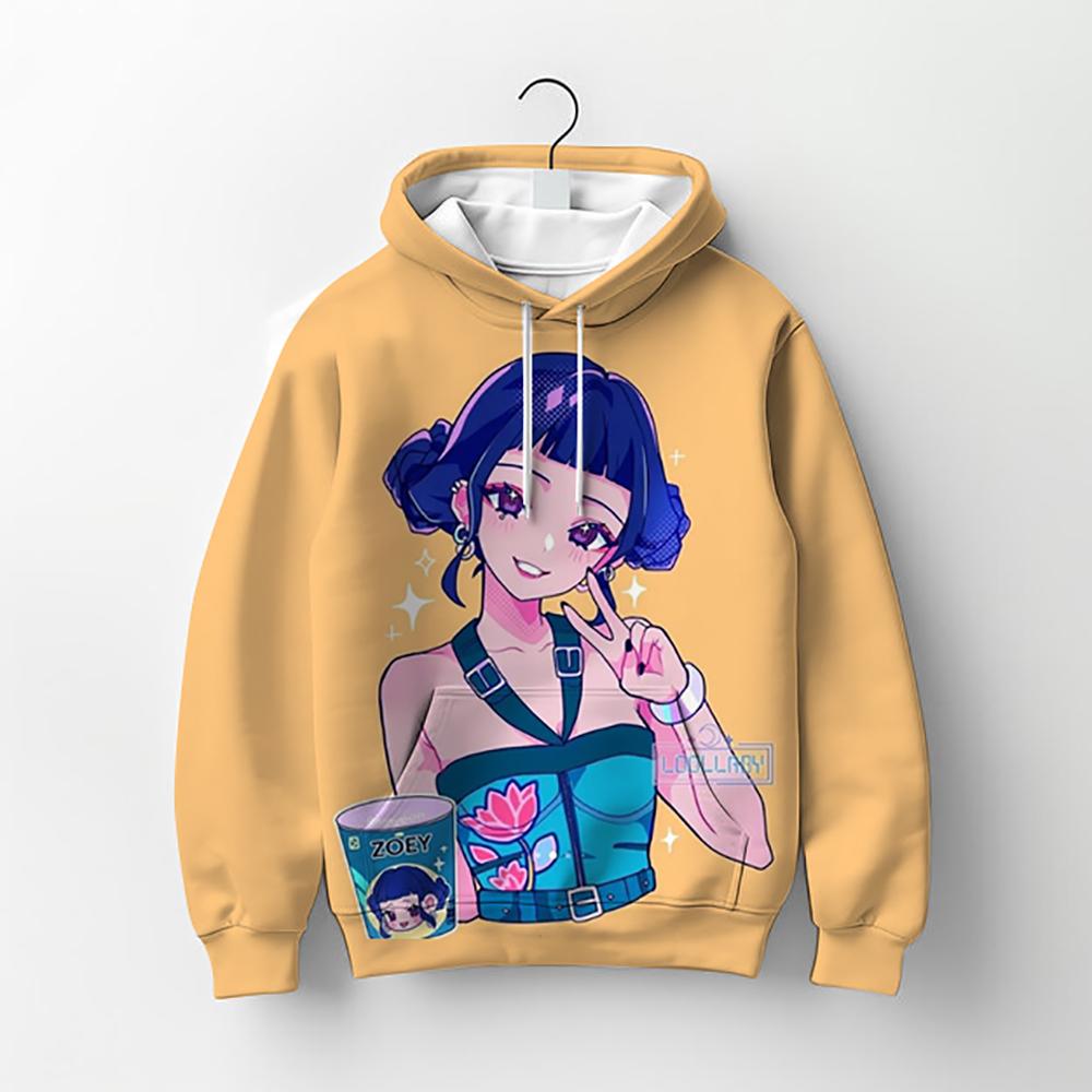 Casual Movie Hoodies Kid Hoodie Manga Kids Kpop Demon Hunters Children's Sweatshirt Cute Tiger Hoody for Boys Girls