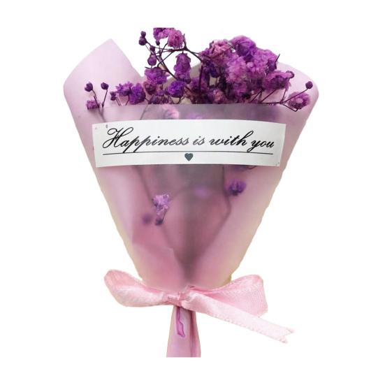 Мини букет из сухоцветов Натуральный цветок гипсофилы Оптом Дыхание ребенка Цветочный букет для DIY поделок Реквизит для фото Подарок Приглашения Декор