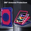 For iPad (2025) / 10.9 (2022) Case Hand Grip Kickstand Shockproof Silicone + PC Tablet Cover with Pen Slot