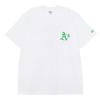 Футболка с коротким рукавом MLB OAK Белая XL SS CT TEE OAKATH WS WHI GRN [New Era]
