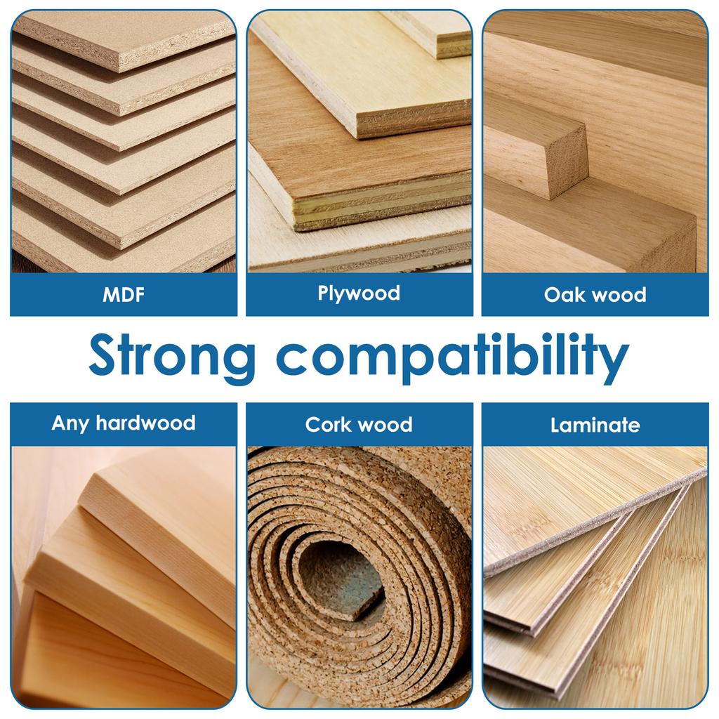 Набор фрез для заподлицо 1/2 дюйма хвостовик Профессиональный подшипниковый спиральный инструмент для обрезки Карбидная фреза для обрезки заподлицо диаметром 3/4 дюйма