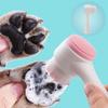 Удобная лапомойка для всех собак и кошек - Прочная АБС-резина, Розовые нейлоновые щетинки держатся 24 часа