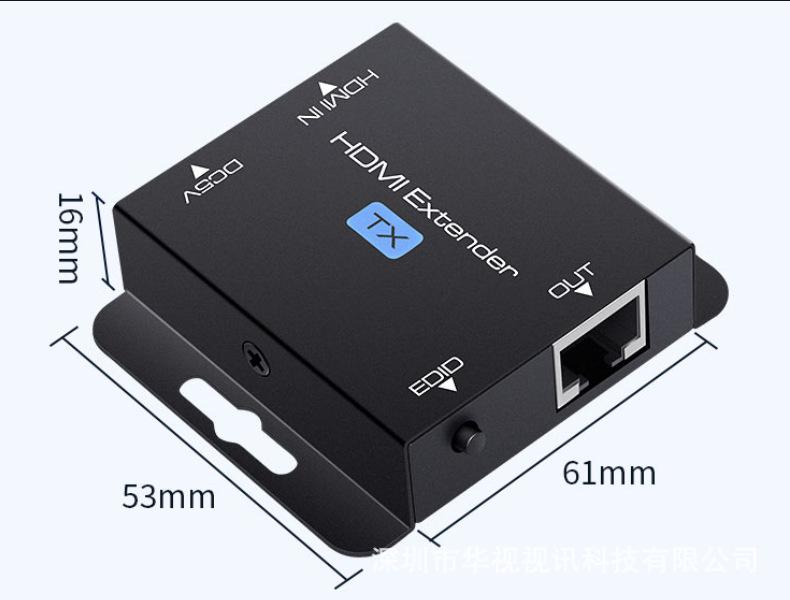 60-метровый удлинитель HDMI Ethernet кабеля, 1080P HD видео, нулевая задержка, передача по Ethernet POC
