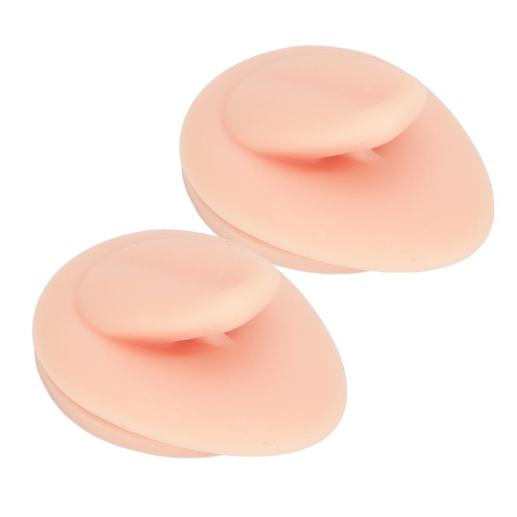 2PCS Soft Silicone Tongue Model Simulation Flexible Tongue Display for Practicing Piercing Jewelry D