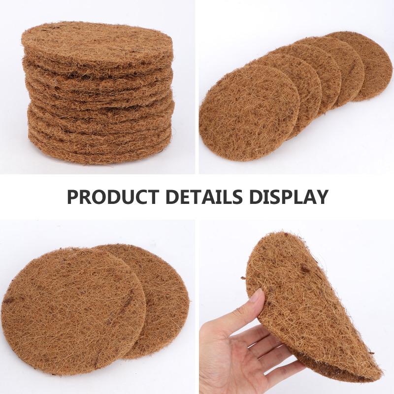 10Pcs Pigeon Pet Supplies Nest Pad Nesting Mat Breeding Bird Cage Pet Supplies Coconut Fiber Egg Pad Accessories
