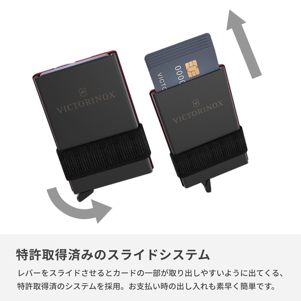 Victorinox КОШЕЛЕК ДЛЯ СМАРТ-КАРТ Кошелек для смарт-карт с пилочкой для ногтей, пинцетом, зубочисткой, шариковой ручкой и ножницами, 10 функций, защита от бедствий,