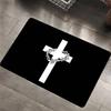1 шт. Христианский Иисус Коврик для ванной Комната для детей Спальня Декорация Балкон Противоскользящий Дверной коврик Гостиная Приветственный коврик