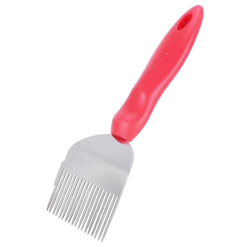 18 зубцов из нержавеющей стали, вилка для открывания крышек, принадлежности для улья, инструмент для пчеловодства с пластиковой ручкой