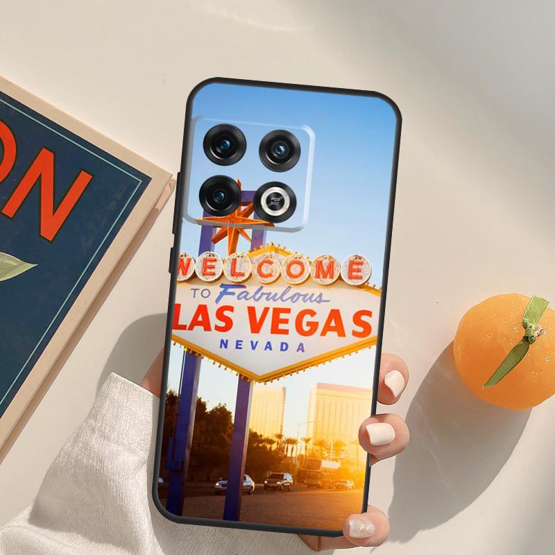 Las Vegas Sign LIGHTS Nevada Rome Case For OnePlus 12R 13R 13T 10R 15 13 12 11 10T 8T Nord CE 4 3 2 Lite N20 N30 Nord 5 Cover