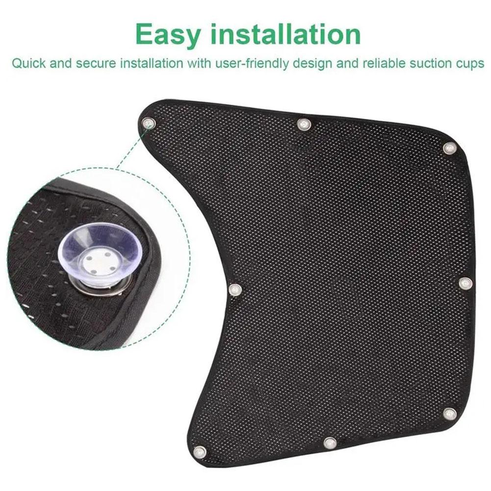 Для полугрузовика боковые шторы на окна сетки летние шторы авто УФ грузовик универсальный Q0n6