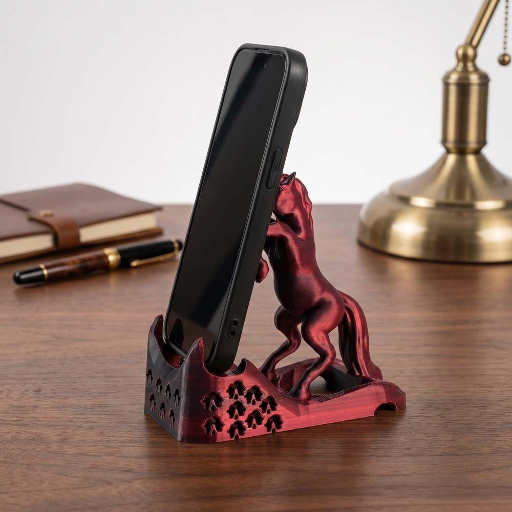Anti-slip Horse Mobile Phone Stand Figure Toys Cell Phone Bracket Desk Decor
