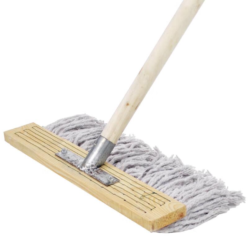 ZOEBE Wooden Handle Cotton Dust Mop