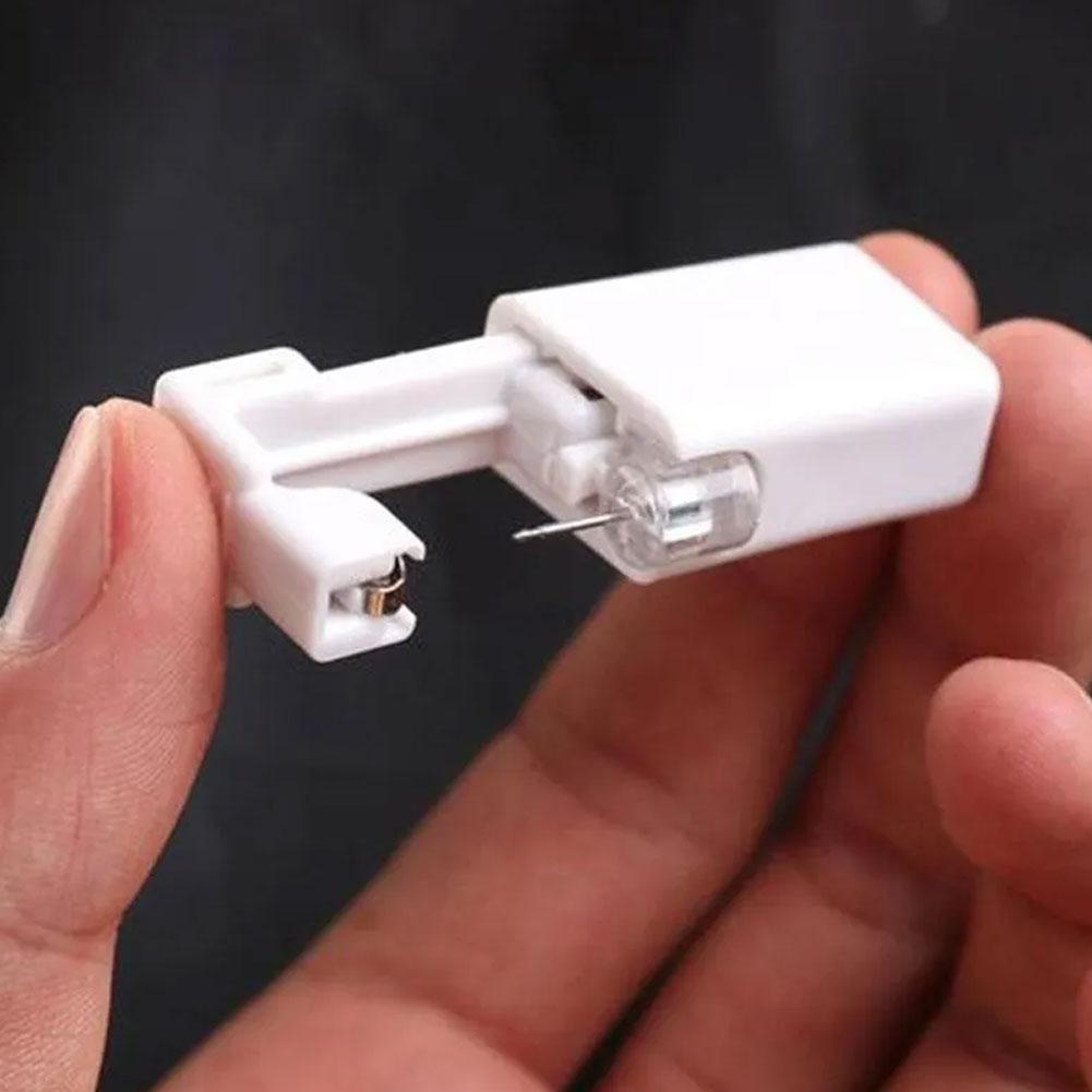Disposable Sterile Ear Piercing Unit Cartilage Tragus Helix Self Piercing Gun NO PAIN Piercer Tool Kit Machine With Earrings