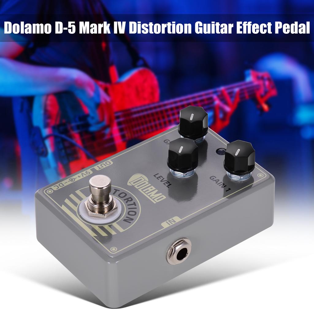 Dolamo D-5 Mark IV Distortion Педаль эффектов для гитары Педаль искажения с True Bypass для электрогитары