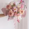 DIY Cake Bouquet Flower Fish Tail Yarn Packaging Ribbon Ruffle Lace Folding Ribbon Linen Wave Lace Ribbon