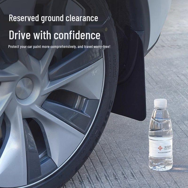 Безсверлильные брызговики для Tesla Model Y - Модификация экстерьера в оригинальном стиле