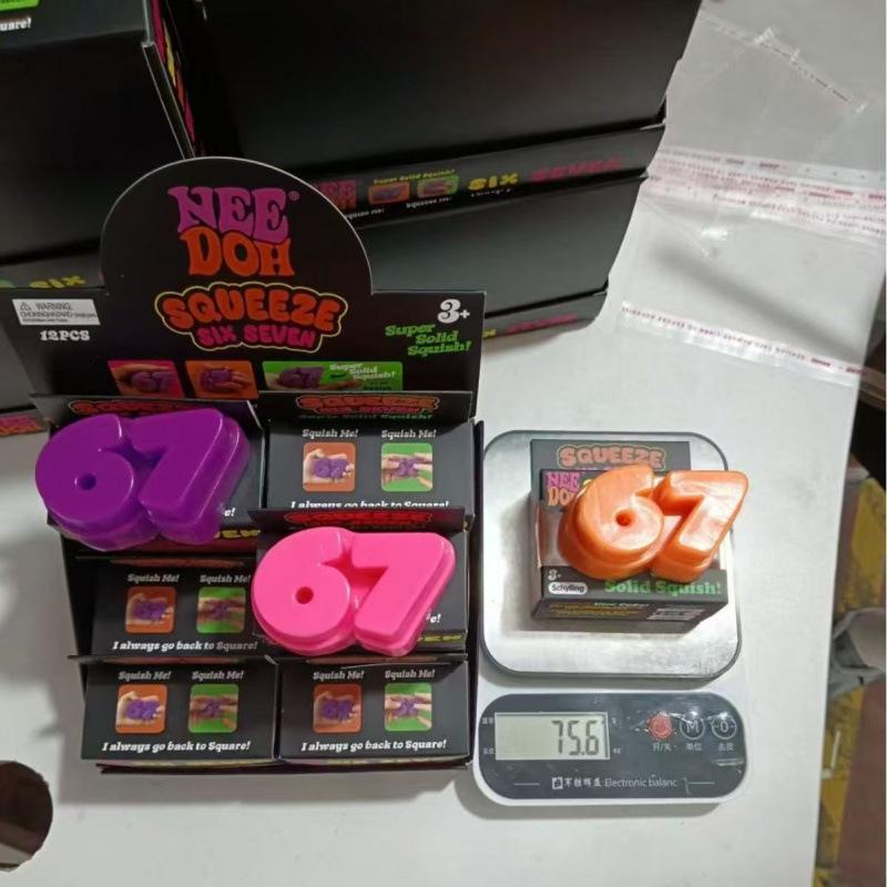 Hot Selling Needoh Squeeze Toy Set - 67 TPR Stress Relief Toys Available Now