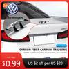 Для VOLKSWAGEN VW GTI B6 VW Для Volkswagen Автомобильный Задний Мини-Спойлер Крыло Мотоцикл Маленькая Модель Канард Хвостовое Крылышко ABS Карбон Для