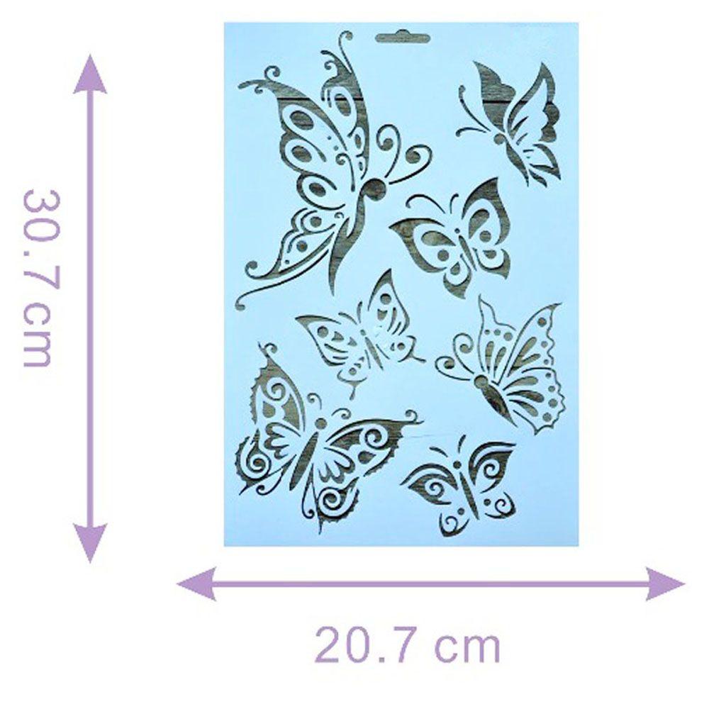 Walls Painting Embossing DIY Craft Tools Stamps Album Paper Cards Butterfly Stencils Scrapbooking