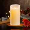 Светодиодная свеча Свеча на батарейках, которая мерцает как настоящее пламя MELEJIA Оснащена пультом ДУ Таймер Яркость Теплый цвет светодиода Хорошая атмосфера Светодиодная свеча