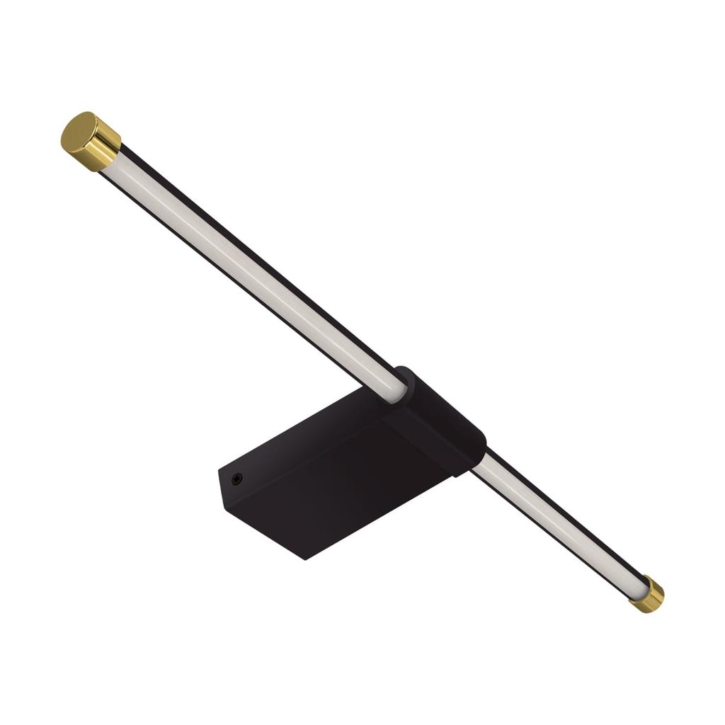 Kinkiet LED łazienkowy IP44 12W czarny 50cm 1480lm 4100K PASO Ideus 4115
