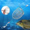 Fish Small Stainless Steel Bait Cage Basket Feeder Holder Fishing Lure Cage Fishing Accessories Carp Fishing Bait Basket