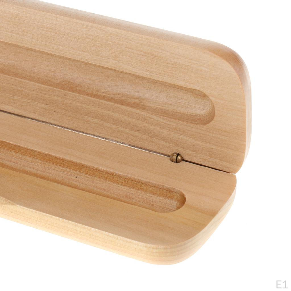 Полированный деревянный чехол для хранения авторучки, держатель, подарок на Рождество, день рождения, настольный аксессуар