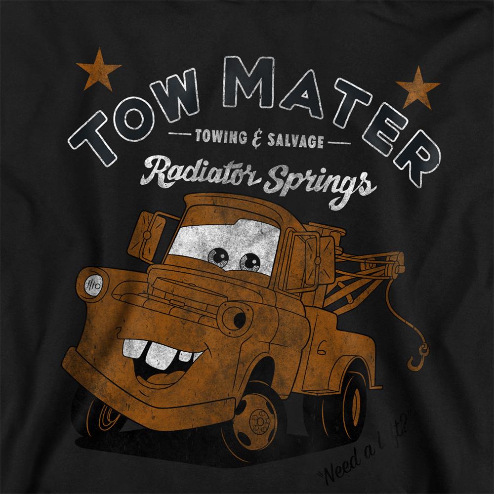 Cars Детская/Подростковая толстовка с капюшоном Heather Tow Mater