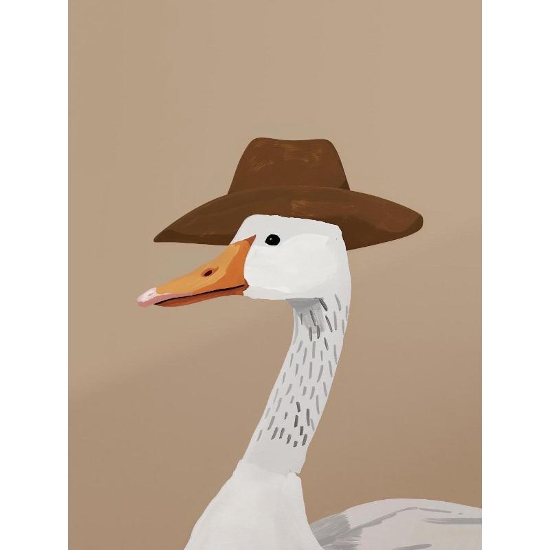 Забавные Милые Мультяшные Животные Минималистичные Скандинавские Постеры Принты Холст Живопись Настенное Искусство Картина Гостиная Детский Сад Домашний Декор