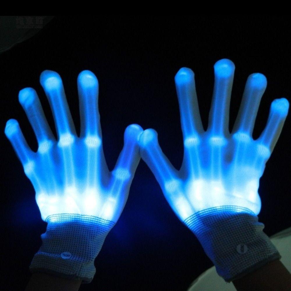 Luminous Light-up Gloves LED Luminous Gloves LED Gloves  Stage Costume Accessories