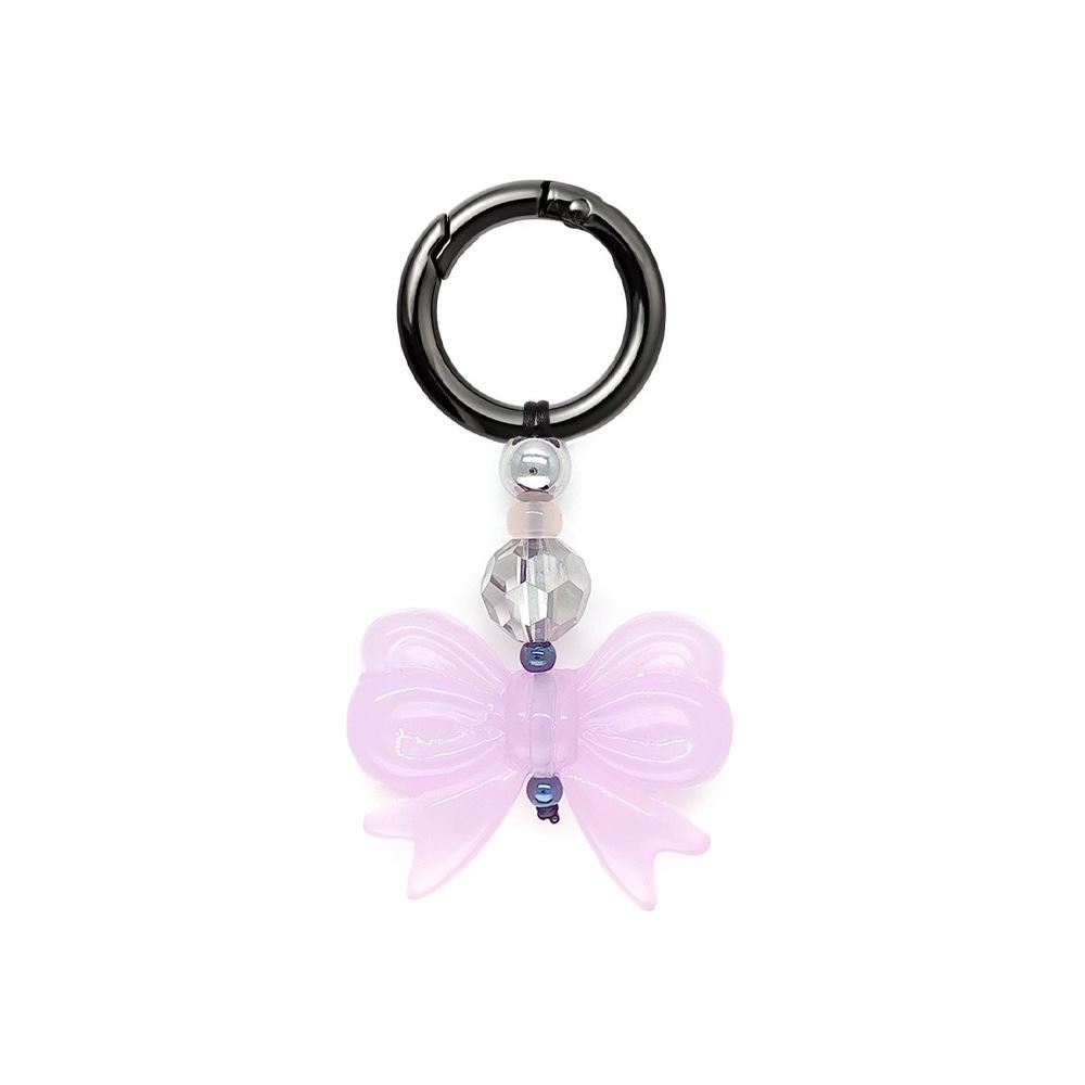 Подвеска-брелок из акриловых бусин в виде смайлика для сумок для девочек