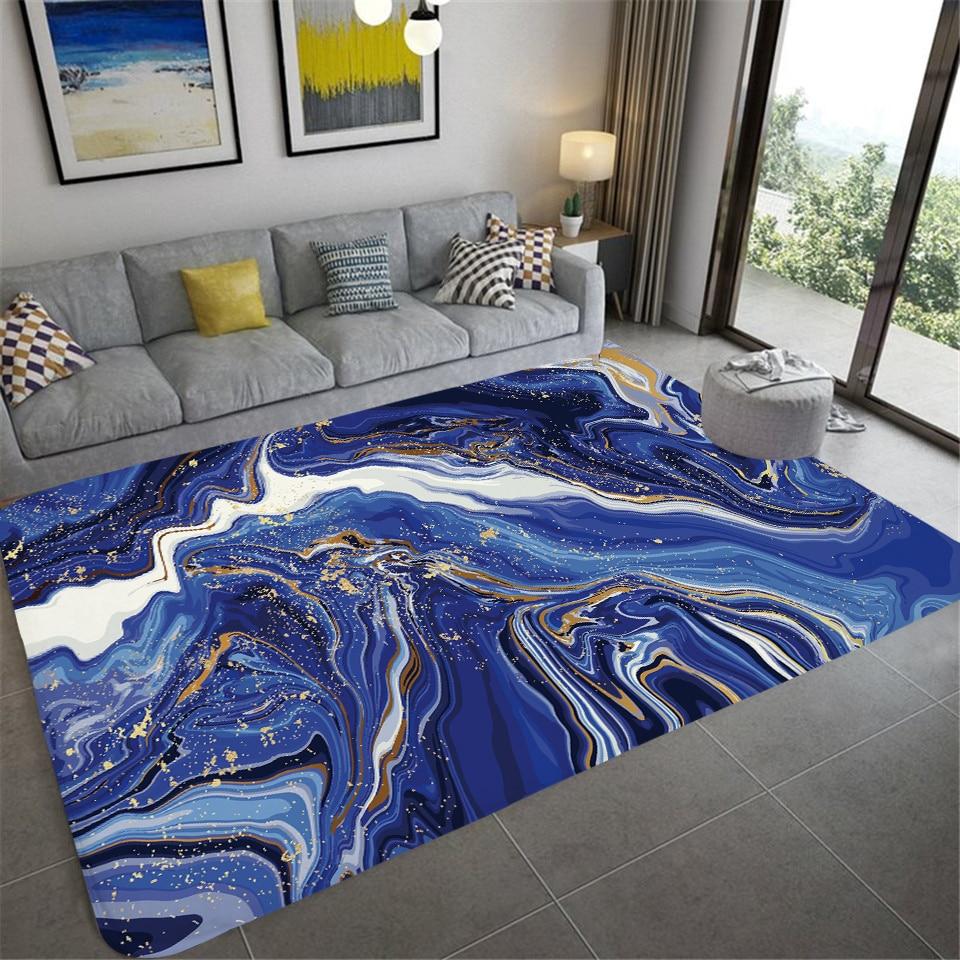 Современный мраморный принт для коридора, противоскользящий ковер для дома, спальни, детская прикроватная тумбочка, кухонный коврик, декоративный ковер для ванной комнаты