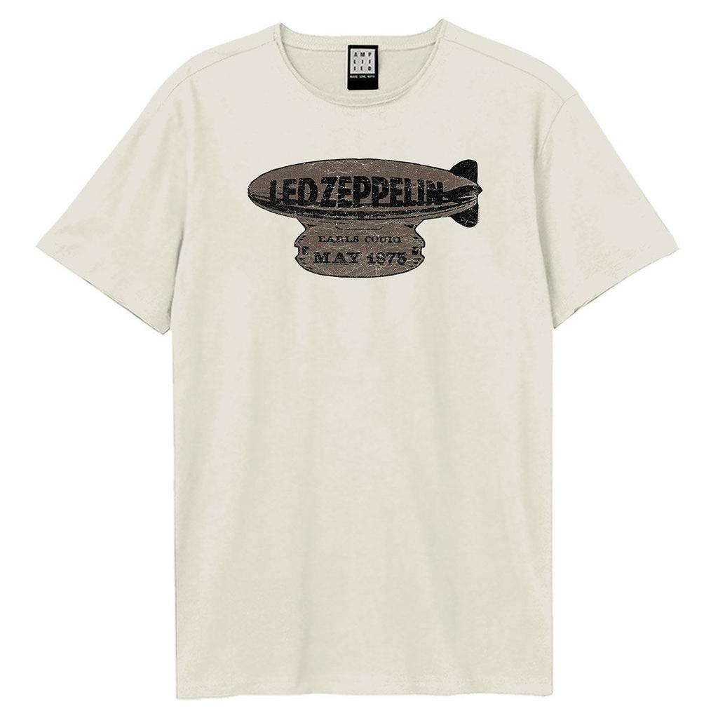 Amplified Unisex Adult May 1975 Led Zeppelin T-Shirt