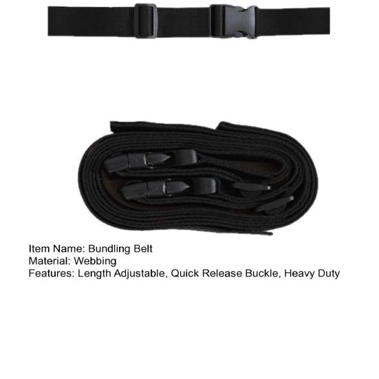 2 шт. Латексный матрас Обвязочный ремень Регулируемая длина Пряжка быстрого сброса Сверхпрочный Многоцелевой Чемодан Багажный ремень Упаковочная стропа