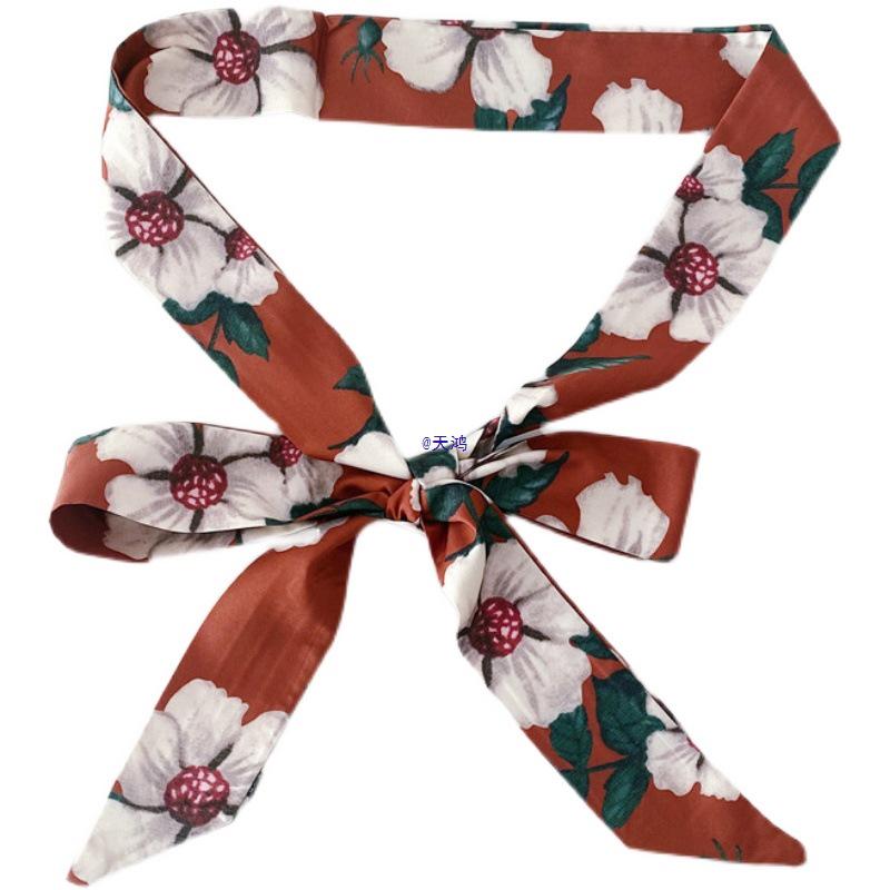 Женский универсальный узкий шарф-ремень из кожи для брюк, джинсов и подчеркивания талии