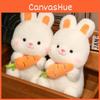 Plush Endearing Short Bunny With Carrot  Kids Perfect Birthday Gift Celebrations