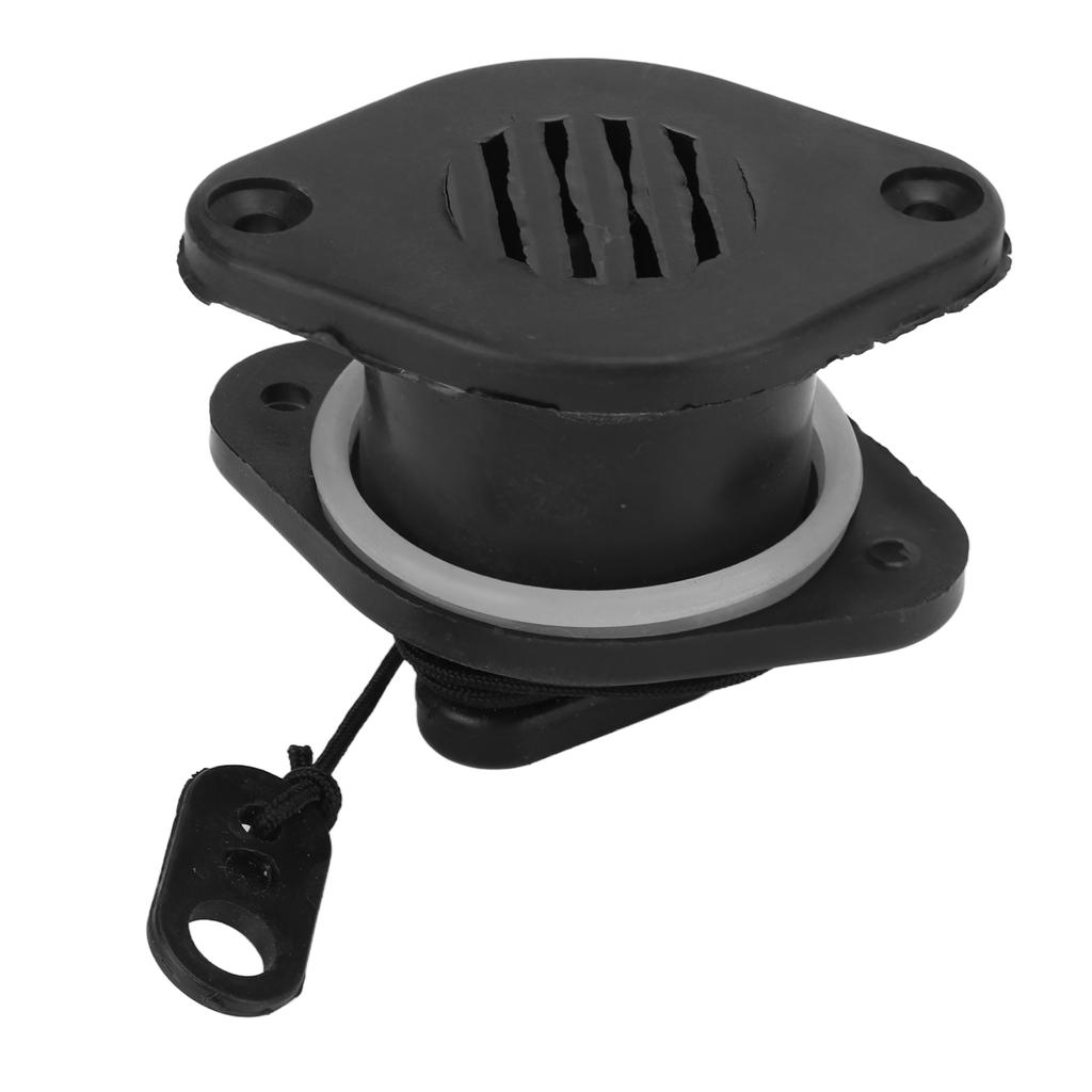 PVC Inflatable Boats Drainage Valve Corrosion Resistant Black Boat Replaceable Drain Valve for
