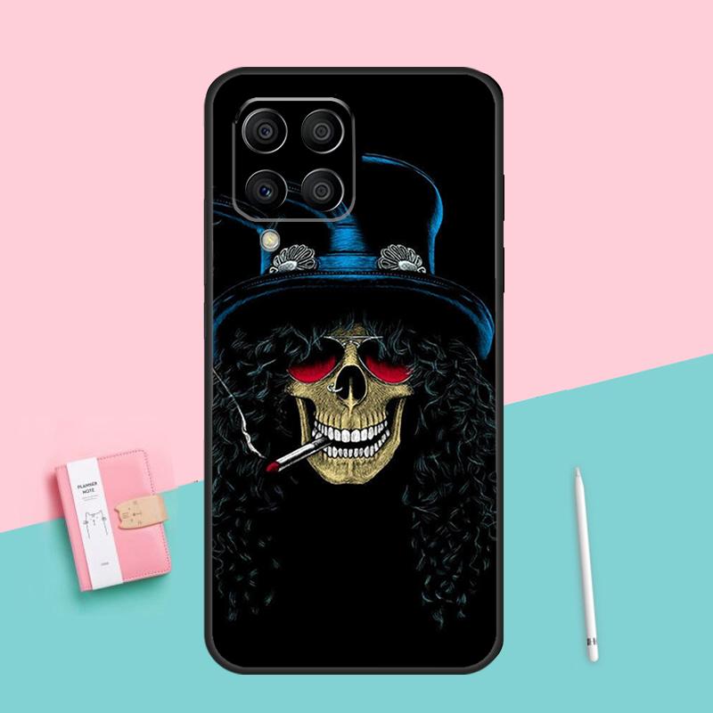 Крутой готический чехол-череп для Samsung Galaxy M53 M33 M23 M13 M12 M22 M32 M52 M20 M14 M54 M11 M21 M31 M51