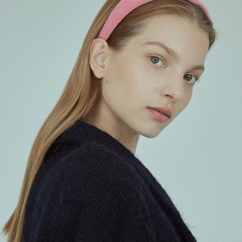 Элизабет Моментс Розовый бархатный ободок