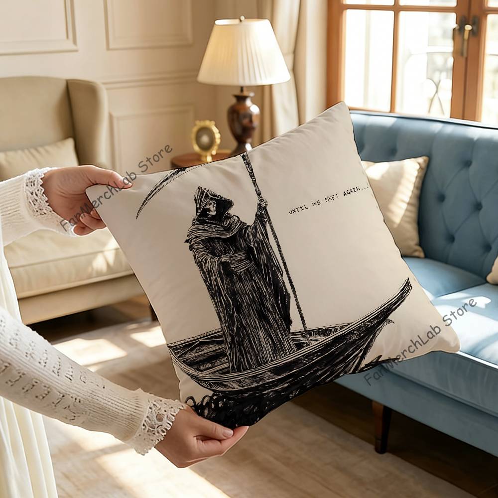 AAvenged Sevenfold Band Printed Pillow Cover Cushion Case Simple Sofa Pillow Case No Pillow Core