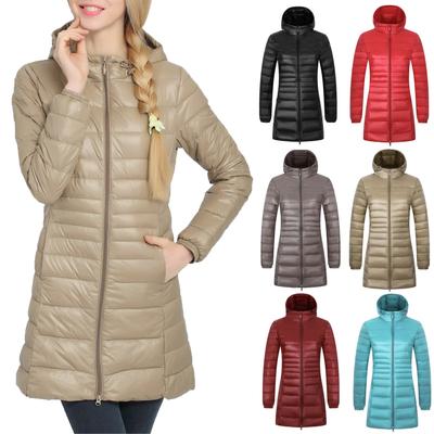 Jonathan Женская легкая верхняя одежда с капюшоном на молнии пальто пуховики