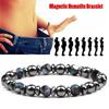 Chakra Hematite Stone Bead Stretch Bracelet Healing Magnetic Therapy Weight Loss