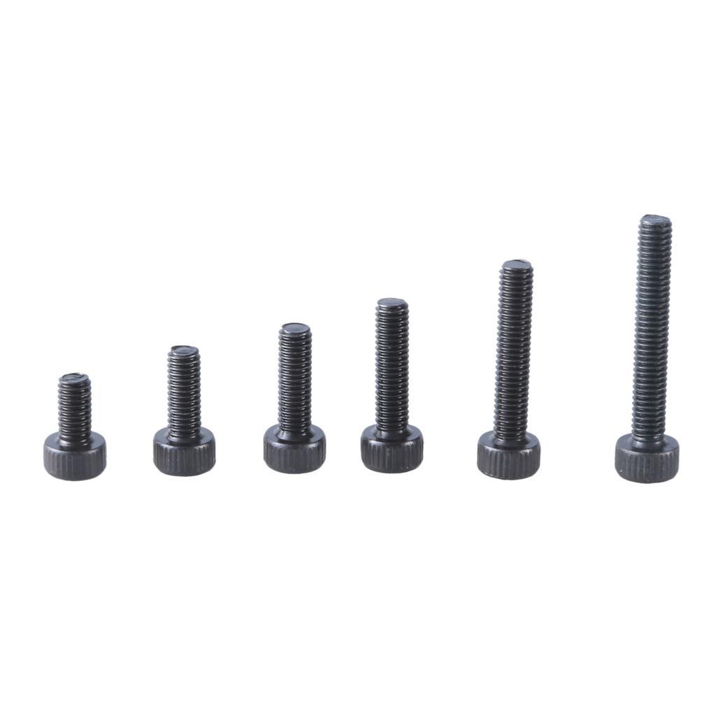 Comprehensive Hexagonal Screws with Nuts & Washers Carbon Steel Hardware Set Hexagon Socket Threaded Screws set 600pcs