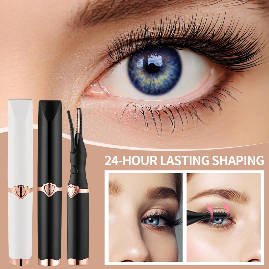 Heated Eyelash Curler, Electric Eyelash Curler, USB Portable Electric Eyelash Curler, Eyelash Comb Tool, Beauty And Makeup Tool