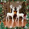 Creative Deer Desktop Ornament Modern Christmas Deer Statue Minimalist Elk Figurine  TV Cabinet