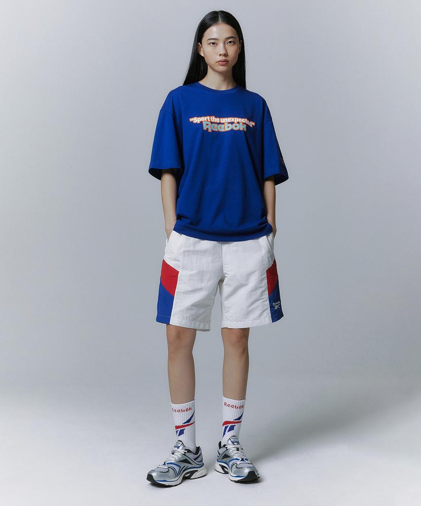 Reebok Графическая футболка для командных видов спорта - Синяя