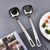 Long Handle Stainless Steel Spoon Anti Scalding Cooking Strainers Soup Spoons  Kitchen