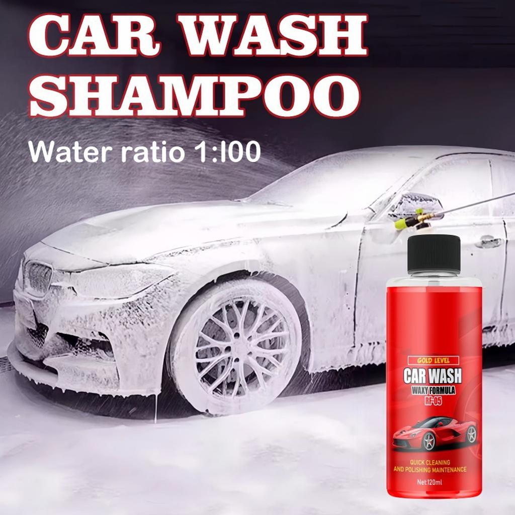 Concentrated High Foaming Car Wash Solution For Beauty, Stain Removal, Polishing, Waxing, And Automotive Beauty Products 120ml